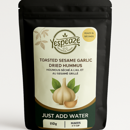 Toasted Sesame Garlic Dried Hummus